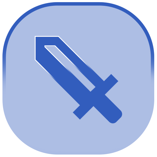 admin blue shiny Discord emoji — free static PNG download