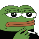 pepe cigarette Discord emoji — free animated GIF download