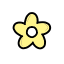 yellow flower Discord emoji — free static PNG download