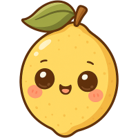 happy cute lemon Discord emoji — free static PNG download