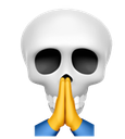 skullpray Discord emoji — free static PNG download
