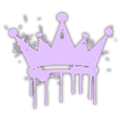 purpledrippingglowingcrown Discord emoji — free static PNG download