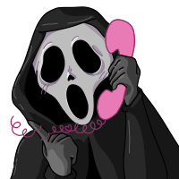 ghostface phone Discord emoji — free static PNG download
