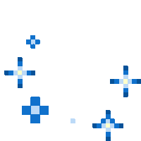 blue sparkles Discord emoji — free animated GIF download