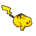 running pikachu Discord emoji — free animated GIF download