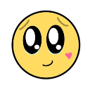 cute pleading face Discord emoji — free static PNG download