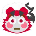 lycanroc flushed Discord emoji — free static PNG download