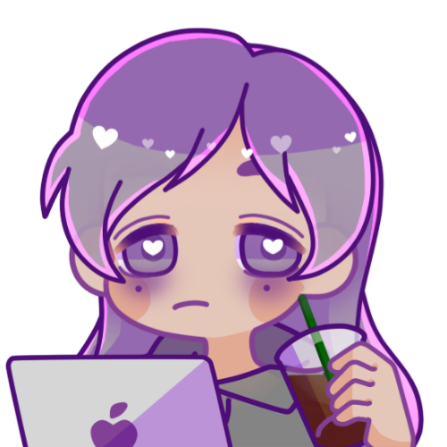 purple girl 10 Discord emoji — free static PNG download