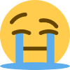 crying unamused Discord emoji — free static PNG download