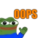 pepeoops Discord emoji — free static PNG download