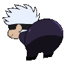 gojo twerk Discord emoji — free animated GIF download