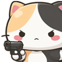 guncat Discord emoji — free static PNG download
