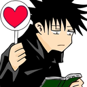 megumi heart Discord emoji — free static PNG download