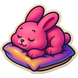 pinkbunnysleeping2 Discord emoji — free static PNG download
