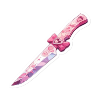 cute kawaii anime knife Discord emoji — free static PNG download