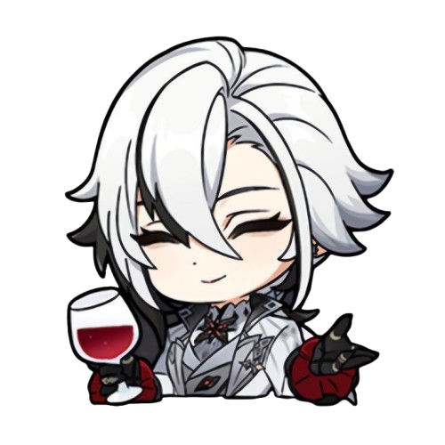 arlecchino cheers Discord emoji — free static PNG download