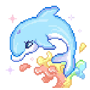 dolphin Discord emoji — free static PNG download