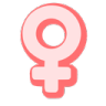 femalesymbol Discord emoji — free static PNG download