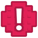 stud alert red Discord emoji - free download