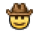 cowboy Discord emoji — free static PNG download
