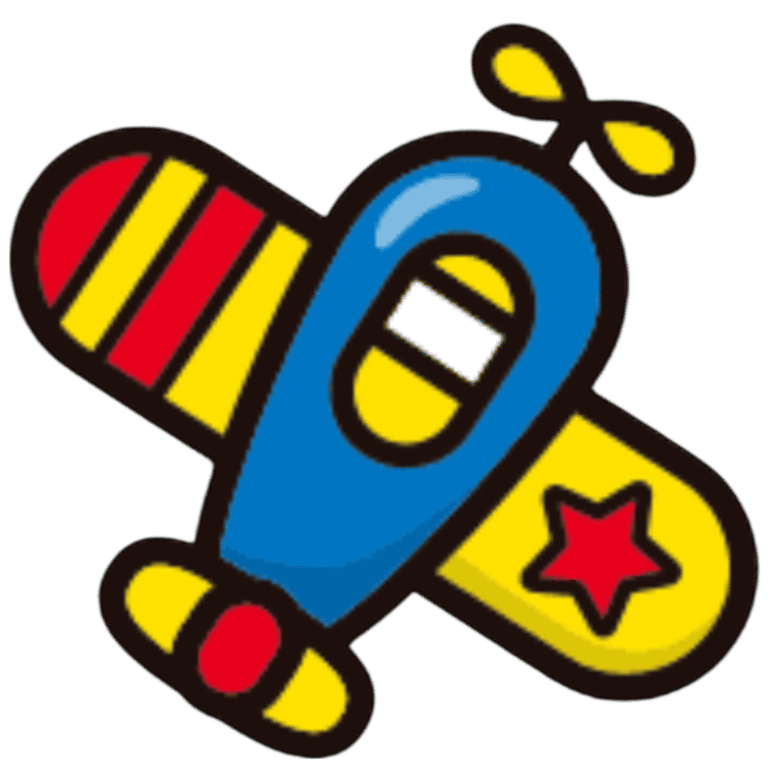 hellokitty airplane Discord emoji — free static PNG download