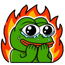 pepe manic Discord emoji — free static PNG download