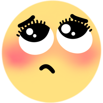 blushing Discord emoji — free static PNG download