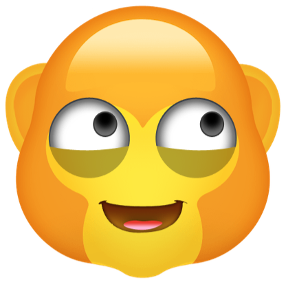 happy monkey Discord emoji — free static PNG download