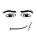 roblox face Discord emoji — free static PNG download
