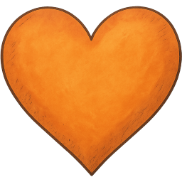 orangeheart Discord emoji — free static PNG download