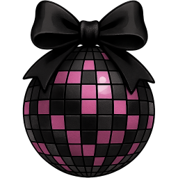 blackandpinkdiscoball Discord emoji
