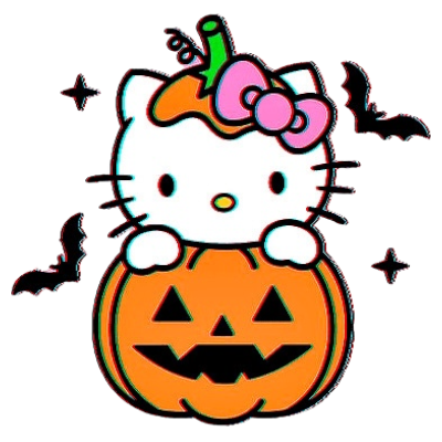 hellokitty pumpkin Discord emoji — free static PNG download