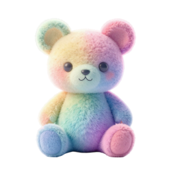 rainbowplushbear Discord emoji — free static PNG download