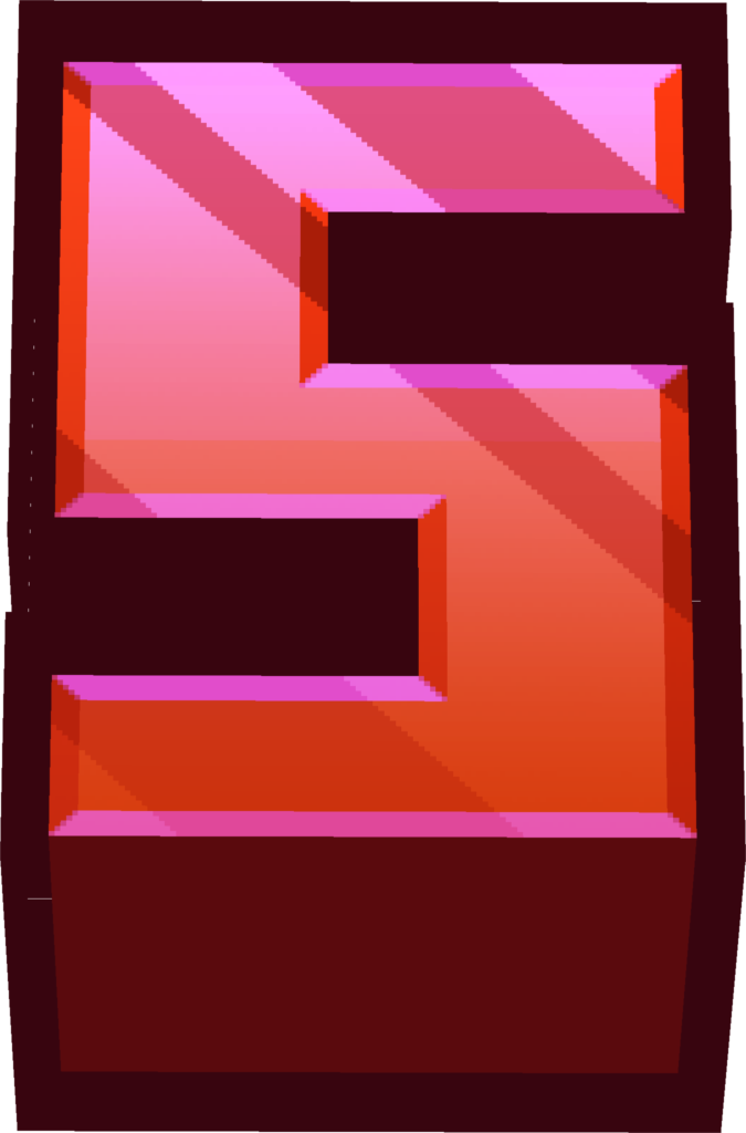 minecraft red 5 Discord emoji — free static PNG download