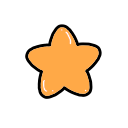 orange star Discord emoji — free static PNG download