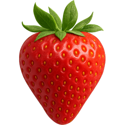 strawberry Discord emoji — free static PNG download