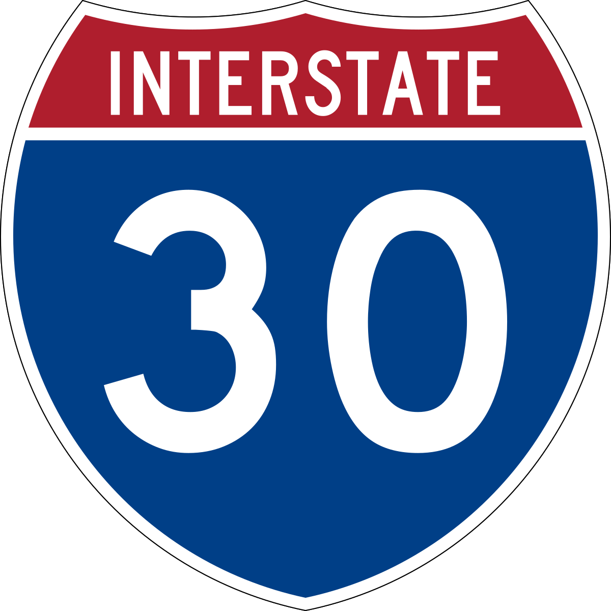 interstate highway 30 Discord emoji — free static PNG download