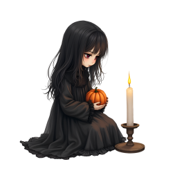 darkhairedgothicgirlsitting Discord emoji - free download