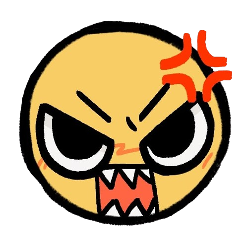 angry scream Discord emoji — free static PNG download