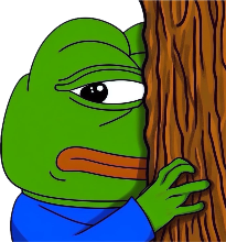 pepe lurk Discord emoji — free static PNG download