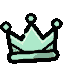 crown lightgreen Discord emoji — free animated GIF download