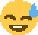 b sweat smile Discord emoji — free static PNG download