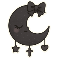 black moon Discord emoji — free static PNG download