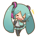 miku giggle Discord emoji — free static PNG download