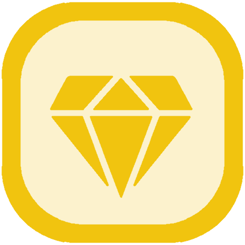 diamond yellow Discord emoji — free static PNG download