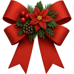 christmasbow Discord emoji — free static PNG download
