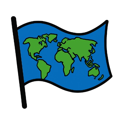 flag world map Discord emoji — free static PNG download