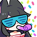 ahri partystatic Discord emoji — free static PNG download