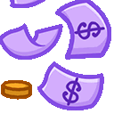 purplemoneyrain Discord emoji — free animated GIF download