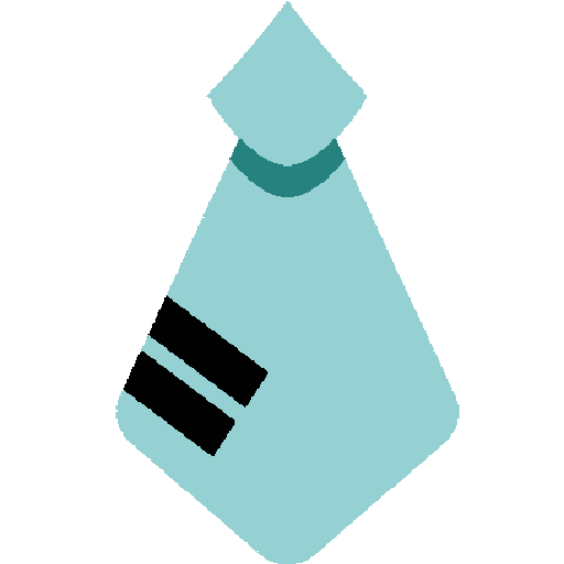 blue tie Discord emoji — free static PNG download
